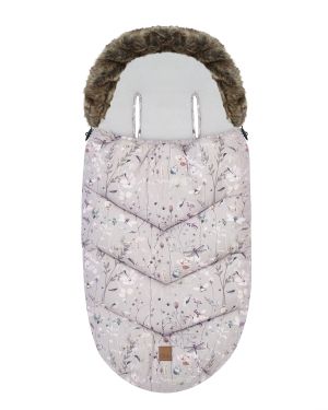 Kikka Boo Чувалче за количка Luxury Dreamy Fields Grey