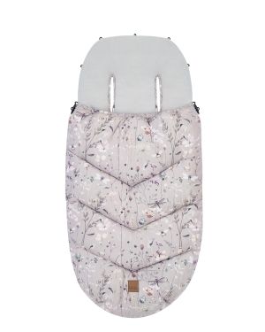 Kikka Boo Чувалче за количка Luxury Dreamy Fields Grey