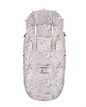Kikka Boo Чувалче за количка Luxury Dreamy Fields Grey