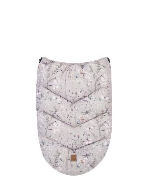 Kikka Boo Чувалче за количка Luxury Dreamy Fields Grey