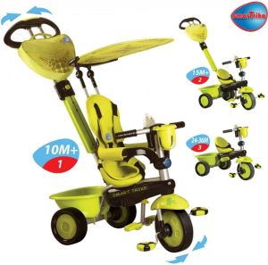 Smart Trike - Детска триколка Zoo Frog 3 в 1 - Green