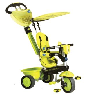 Smart Trike - Детска триколка Zoo Frog 3 в 1 - Green