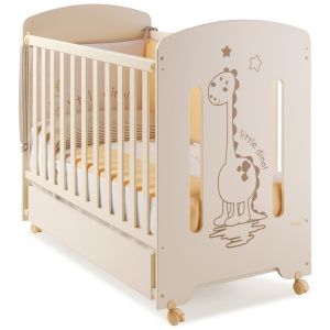 Детско дървено легло Micuna DINUS Basic Ivory 60/120 см