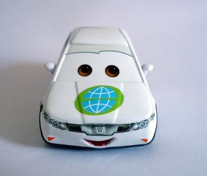 Cars 2  - Количка Erik Laneley 1:64