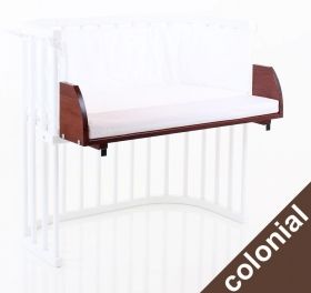 Удължител/рафт за кошара BabyBay с удължител на матрак Тъмен Лак