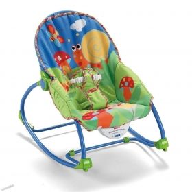 Fisher price - Бебешки шезлонг 3 в 1 Infant To Toddler Blue Snail