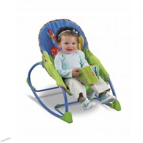 Fisher price - Бебешки шезлонг 3 в 1 Infant To Toddler Blue Snail