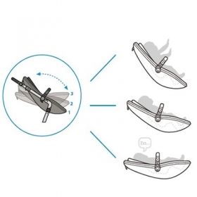 Бебешка комбинирана количка MIMA Xari Snow White Ash brown