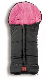 Универсално термо чувалче за бебешка количка KAISER Jooy Black/Pink