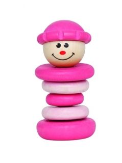 Бебешка дървена дрънкалка за момиче Hape Little Friends