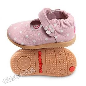 Shooshoos - Smileys Детски обувки *Розови на бели точки*