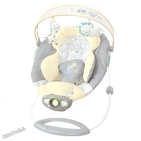Bright Starts - Бебешки шезлонг InGeniuty Automatic Bouncer Briarcliff