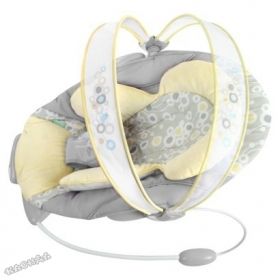 Bright Starts - Бебешки шезлонг InGeniuty Automatic Bouncer Briarcliff