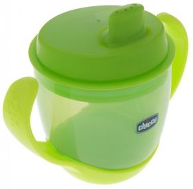 Chicco - Чаша с твърд накрайник 12м + - зелена
