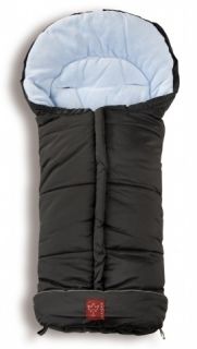 Универсално термо чувалче за бебешка количка KAISER Jooy Black/Light Blue