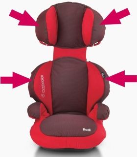 Maxi Cosi Столче за кола Rodi SPS (15-36 кг) Cave