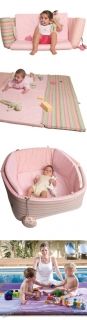 Minene - Активити килимче за игра 3 в 1 Pink/Green