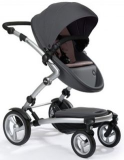 Бебешка комбинирана количка MIMA Kobi Grey Ash Brown