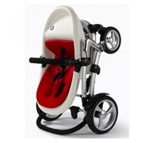 Бебешка комбинирана количка MIMA Kobi Grey Ash Brown
