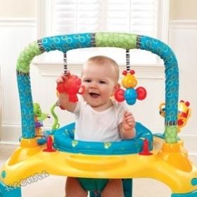 Bright Starts - Бебешки център за игра BOUNCE a BOUT Blue