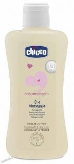 Chicco - Бебешко масажно олио Baby Moments 200 мл.