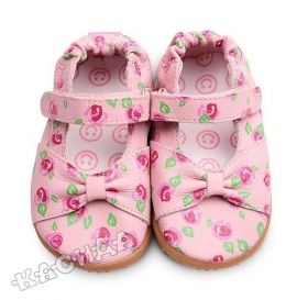 Shooshoos - Smileys Детски обувки *Розови на цветенца*