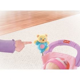 Музикална бебешка проходилка/количка за кукли Fisher Price Stroll Along Walker