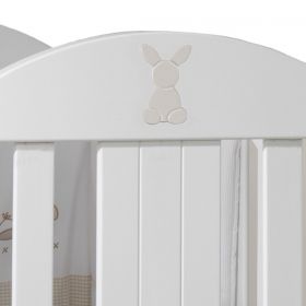 Детско дървено легло Micuna COTTON Basic White 60/120 см