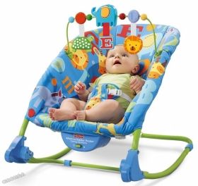Fisher price - Бебешки шезлонг 3 в 1 Infant To Toddler Deluxe Blue
