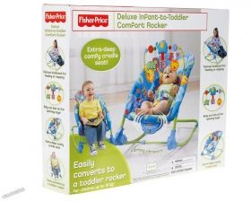 Fisher price - Бебешки шезлонг 3 в 1 Infant To Toddler Deluxe Blue