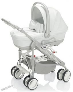 Cam - Бебешка количка 3 в 1 COMBI ELITE White