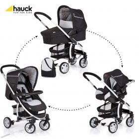 Hauck - Бебешка количка MALIBU M12 All In One Black 2012
