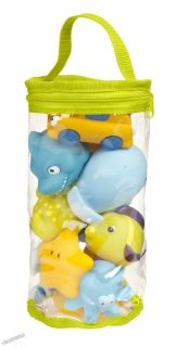 Babymoov - Комплект играчки за баня за момче Bath Friends 12 бр.