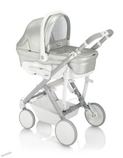 Cam - Бебешка количка 3 в 1 PULSAR Siderale White