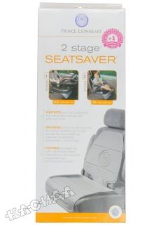 Prince Lionheart - Предпазна подложка за автомобилна седалка от 2 части *сиво*
