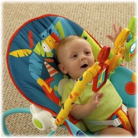 Fisher Price Бебешки люлеещ се шезлонг SAFARI Infant to Toddler Rocker