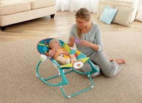 Fisher Price Бебешки люлеещ се шезлонг SAFARI Infant to Toddler Rocker