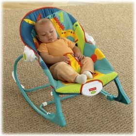 Fisher Price Бебешки люлеещ се шезлонг SAFARI Infant to Toddler Rocker