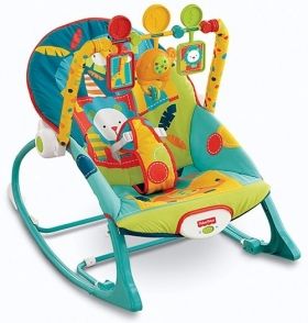 Fisher Price Бебешки люлеещ се шезлонг SAFARI Infant to Toddler Rocker