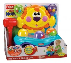 Бебешка играчка *Лъвче* със звуци и светлини Fisher Price