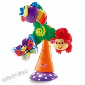 Fisher Price - Играчка въртележка за маса Rainforest