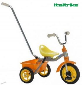Italtrike - Детска триколка CLASSIC Flower Power - Orange