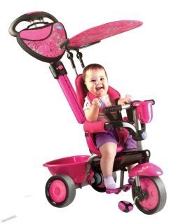 Smart Trike - Детска триколка Zoo Butterfly 3 в 1 - Fushia