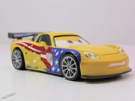 Cars 2  - Количка - Jeff Gorvette 1:64