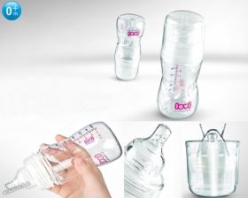 LOVI - Самостерилизиращо се шише за хранене 150 мл.