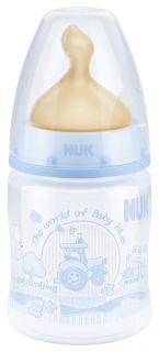 NUK Шише PP с каучуков биберон 150 мл. BLUE