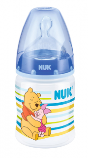 NUK Шише PP със силиконов биберон Disney 150 мл. синьо