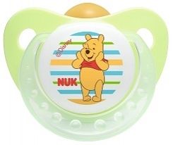 NUK Залъгалка каучук Disney Мечо Пух 0 - 6 месеца
