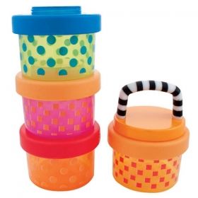 Комплект купички за hranene Sassy On-The-Go Snack Cylinder