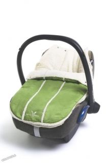 WallaBoo - Чувалче за столче за кола Footmuff Classic - Lime Green